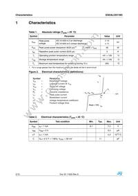 ESDALC6V1M3 Datasheet Page 2