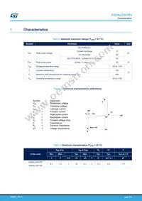 ESDALC6V1P3 Datasheet Page 2