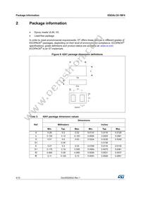ESDALC8-1BF4 Datasheet Page 4