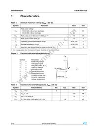 ESDAULC6-1U2 Datasheet Page 2