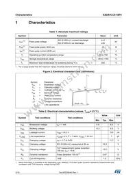 ESDAVLC5-1BF4 Datasheet Page 2