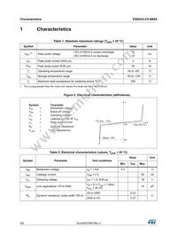 ESDAVLC5-4BX4 Datasheet Page 2