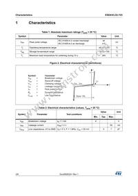 ESDAVLC6-1V2 Datasheet Page 2