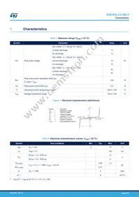 ESDAVLC6-2BLY Datasheet Page 2