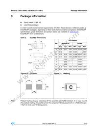 ESDAVLC6V1-1BT2 Datasheet Page 7