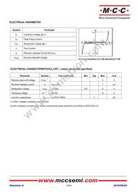 ESDBV5V0D5-TP Datasheet Page 2