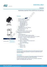 ESDCAN01-2BLY Datasheet Cover