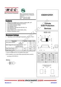 ESDH12VD1-TP Datasheet Cover