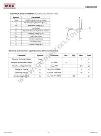 ESDH5V0D5-TP Datasheet Page 2