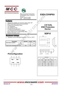 ESDLC2V8P8U-TP Datasheet Cover