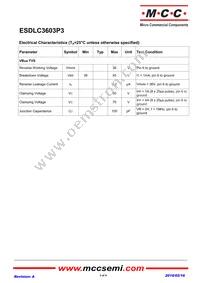 ESDLC3603P3-TP Datasheet Page 3