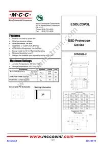 ESDLC3V3L-TP Datasheet Cover