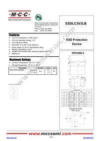 ESDLC3V3LB-TP Datasheet Cover