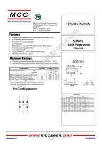 ESDLC5V0K5-TP Cover