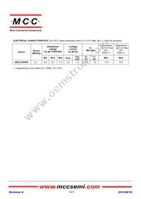 ESDLC5V0K5-TP Datasheet Page 2