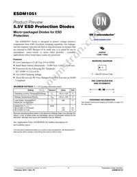 ESDM1051MX4T5G Datasheet Cover