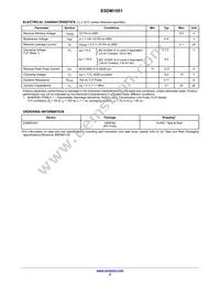 ESDM1051MX4T5G Datasheet Page 2