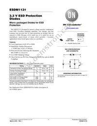 ESDM1131MX4T5G Datasheet Cover