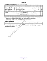 ESDM1131MX4T5G Datasheet Page 2