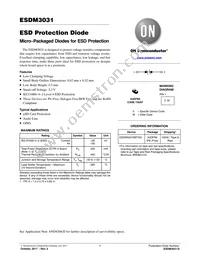 ESDM3031MXT5G Datasheet Cover