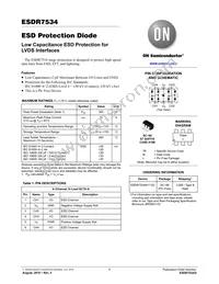 ESDR7534W1T2G Datasheet Cover