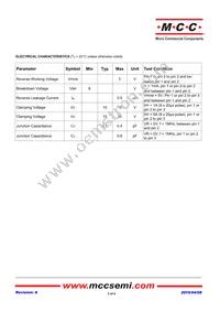 ESDSLC5V0T2-TP Datasheet Page 2