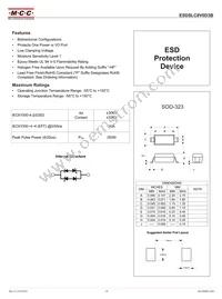 ESDSLC8V0D3B-TP Datasheet Cover