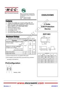 ESDU5V0M5-TP Cover