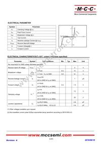 ESDU5V0M5-TP Datasheet Page 2