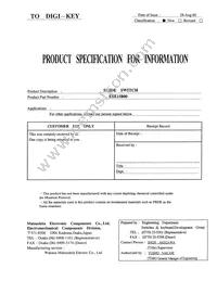 ESE-15800 Datasheet Cover