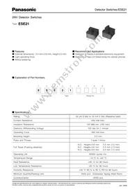 ESE-2161BT Datasheet Cover