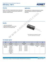 ESE475M400AH9AA Datasheet Cover