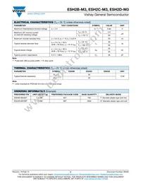 ESH2D-M3/52T Datasheet Page 2