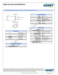 ESK107M050AG3AA Datasheet Cover