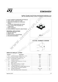 ESM3045DV Datasheet Cover