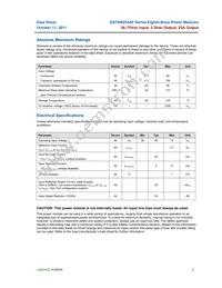 ESTW025A0F641-HZ Datasheet Page 2