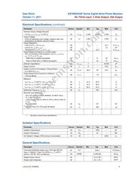 ESTW025A0F641-HZ Datasheet Page 3