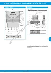 ESX10-S127-DC24V-1A-10A Datasheet Page 5