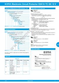 ESX10-TC-114-DC12V-10A-E Datasheet Page 3