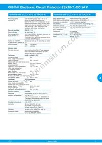 ESX10-TD-101-DC24V-X280 Datasheet Page 3