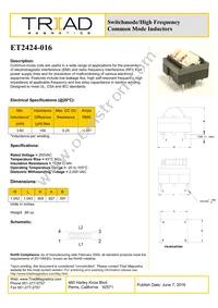 ET2424-016 Datasheet Cover