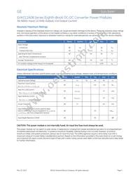 EVK011A0B41Z Datasheet Page 2