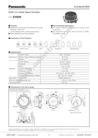 EVQ-V0B00115B Datasheet Cover