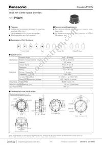 EVQ-VND00115B Datasheet Cover