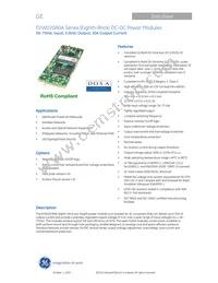 EVW020A0A41-SZ Datasheet Cover