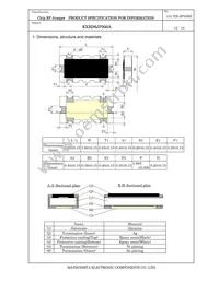 EXB-D6JP000A Datasheet Cover