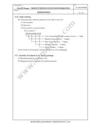 EXB-D6JP000A Datasheet Page 14