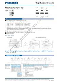 EXB-Q16P154J Datasheet Cover