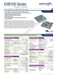 EXB100-48S3V3 Datasheet Cover