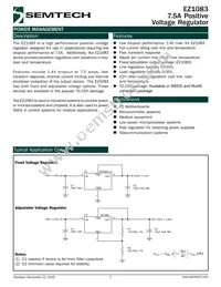EZ1083CT-3.3 Datasheet Cover